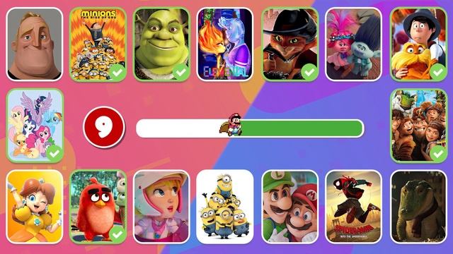 Guess Who Is Dancing?|Elemental Dance Challenge 2023,Super Mario Bros,Shrek,Puss in Boots,Wednesday смотреть онлайн