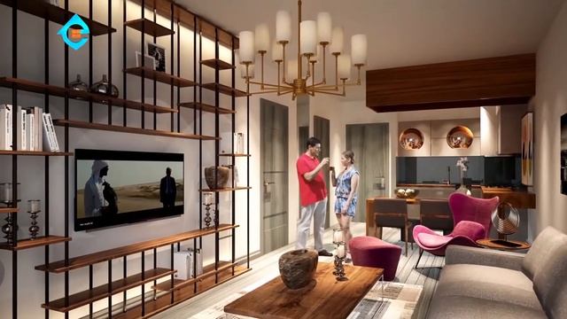 Квартира с отельной концепцией, в городе Стамбул. Недвижимость в Турции смотреть онлайн