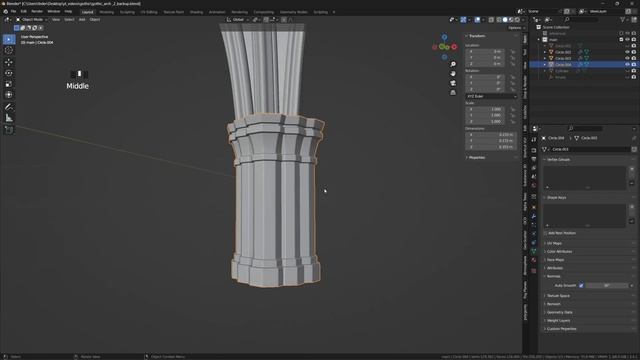 Gothic architecture in Blender - Full tutorial смотреть онлайн