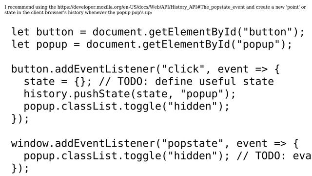 How to disable or override the back button using javascript? смотреть онлайн