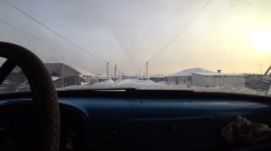 Работа на Газоне в морозы Газ 53. Неделя морозов от -44С'.