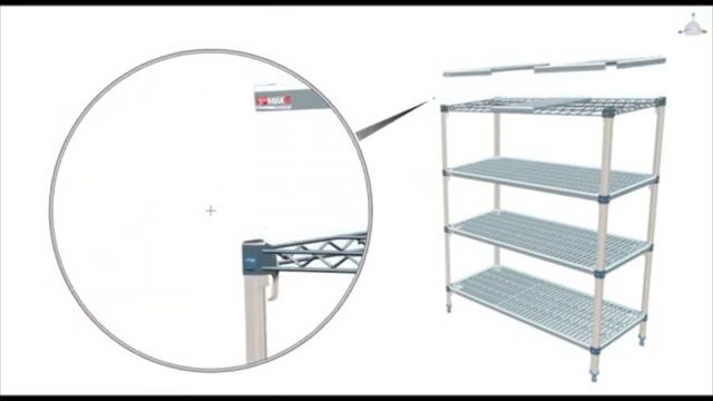 Assembly - MetroMax Q Shelving Unit смотреть онлайн