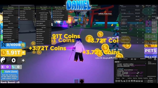 ROBLOX EXPLOIT/SCRIPT ★ NINJA LEGENDS MAX LEVEL OP SWORDS, FREE ★ ULTIMATE SCRIPT★ UNPATCHABLE 2020 смотреть онлайн