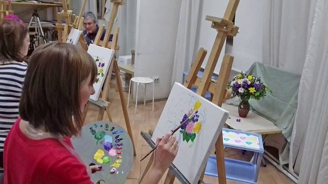 Букет с натуры. МК студии "Орнамент". смотреть онлайн