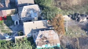 Кадры боя за поселок Русская Конопелька в Курской области.