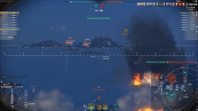 World of Warships I Twitch Stream I Jean Bart T IX смотреть онлайн