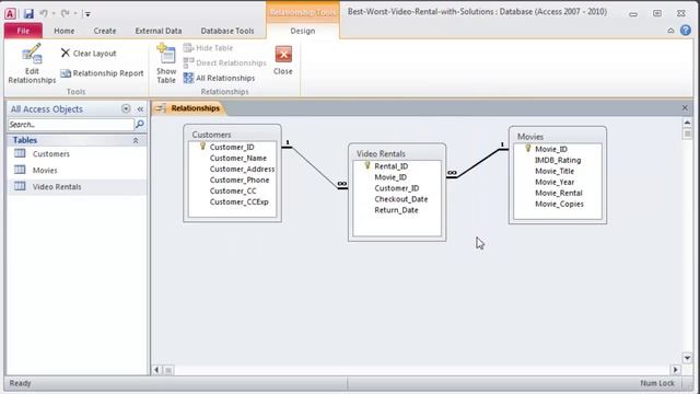 Basic Queries for the Access Database Video Rental Store - Part 1 смотреть онлайн