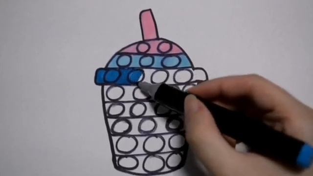 How to draw pop it/Как нарисовать поп ит/Pop uni qanday chizish mumkin смотреть онлайн