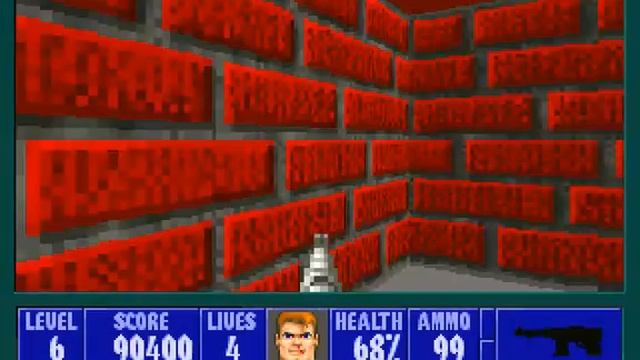 Wolfenstein 3D 3 эпизод 6 серия