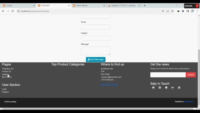 136. Dynamic Footer Page using PHP and MYSQL смотреть онлайн