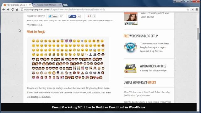 How to Disable Emojis in WordPress 4 2 смотреть онлайн
