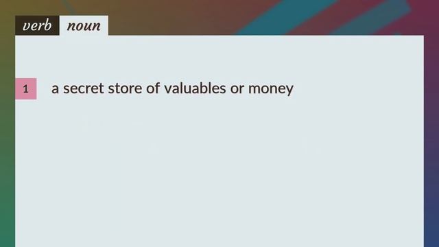 Stash | meaning of Stash смотреть онлайн