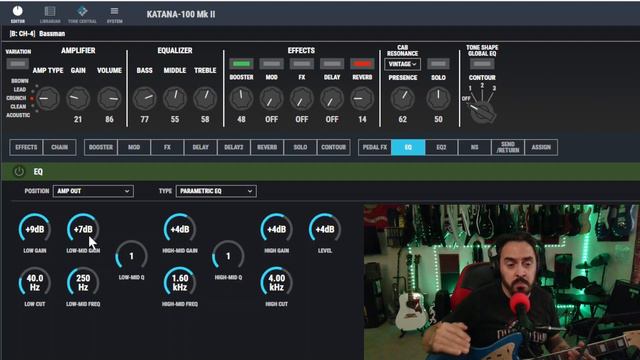 Turn Your Boss Katana MK2 Into A Fender Bassman? #fender #bosskatana #boss смотреть онлайн