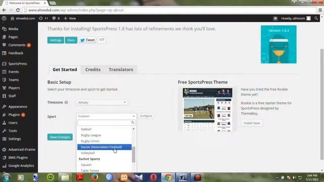 How to install and configure sportspress plugin | sportspress plugin customization-part 1 смотреть онлайн