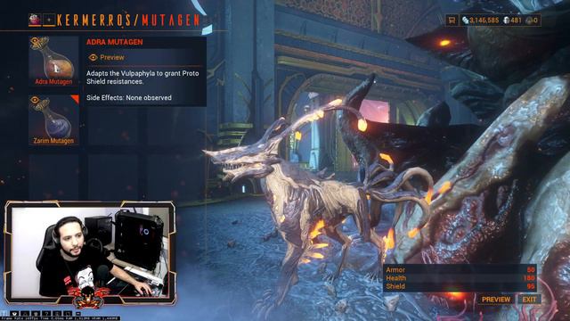 [WARFRAME] How To Get A Panzer Vulpaphyla Pet - Vulpaphyl Best Antigen/Mutagen