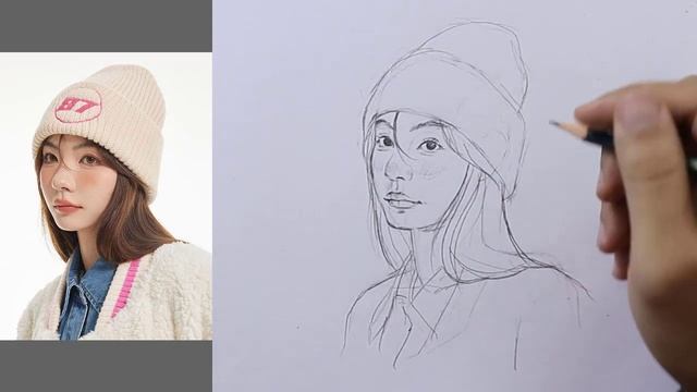 How to draw a face from different angles| semi-realism style| tutorial for beginners смотреть онлайн