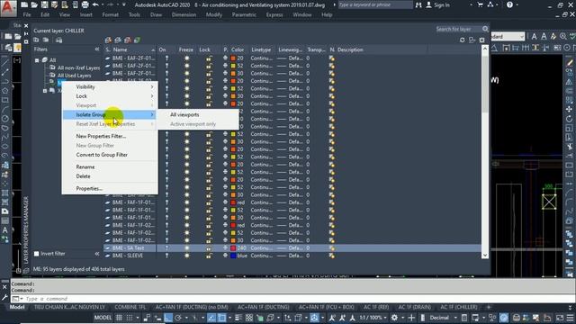 Để quản lý Layer chuyên nghiệp hãy dùng New Property Filter và Group Filter trong AutoCAD смотреть онлайн