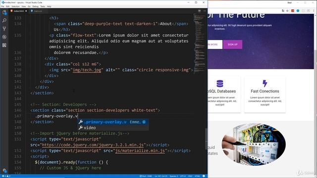Materialize CSS from Scratch: Lesson 38 - Boxes About Overlay смотреть онлайн
