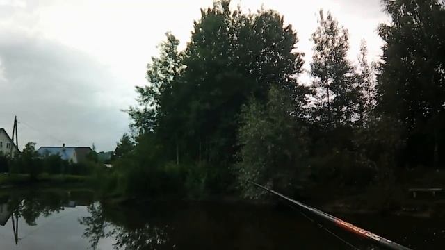 Рыбалка на маленьком пруду, ловлю карася и хищника! смотреть онлайн