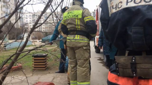Евпатория.Пожар.Ул.Чапаева 83_21.02.2020 смотреть онлайн