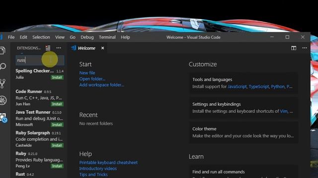 Как изменить язык в Visual Studio Code смотреть онлайн