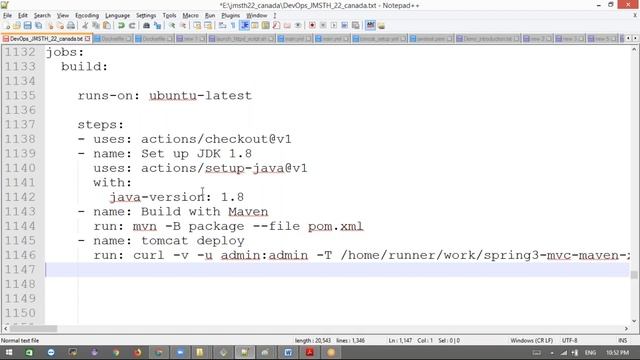 GitHub Actions ( New ) | CI/CD with GitHub Actions workflow | maven and tomcat deployment | Madhu смотреть онлайн