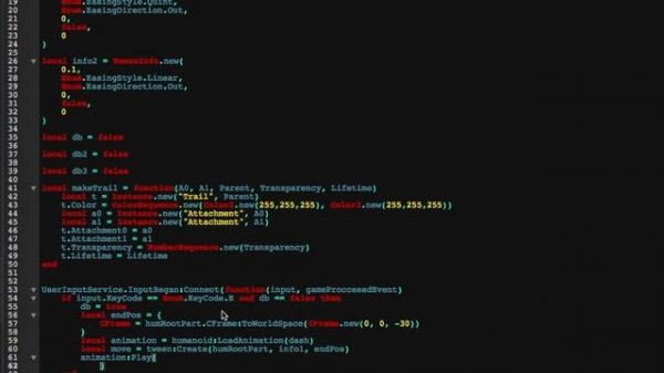 Dash and Blast Effects (Roblox Studio Key Bind Script)