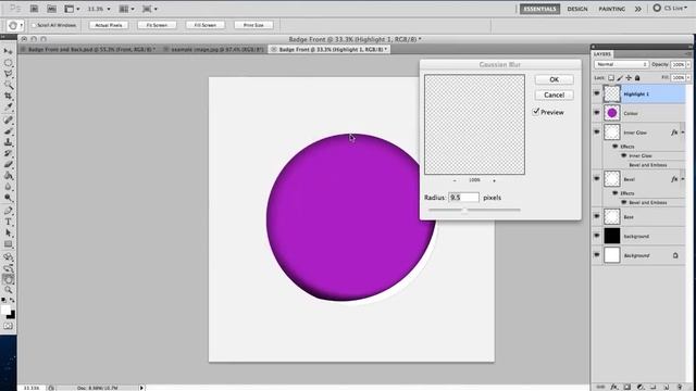 Create a Badge In Photoshop - Front смотреть онлайн