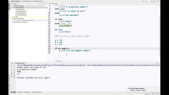 IF Else - Conditional Operators in Python - Part 4 смотреть онлайн