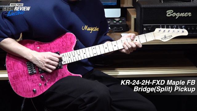 Schecter Japan KR-24-2H-FXD Pau Ferro FB VS Maple FB Review (No Talking) смотреть онлайн