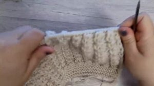 КРАСИВЫЙ И ПРОСТОЙ  БЕРЕТ СПИЦАМИ. СВЯЖИТЕ ОБЯЗАТЕЛЬНО! Мастер класс для начинающих