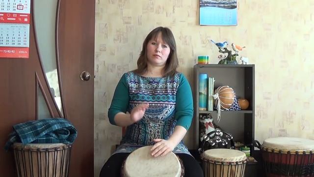 Уроки по джембе, №1. Как легко и четко сыграть тон и слэп. смотреть онлайн