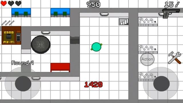 Zombie Cubes#2 прохождение с другом