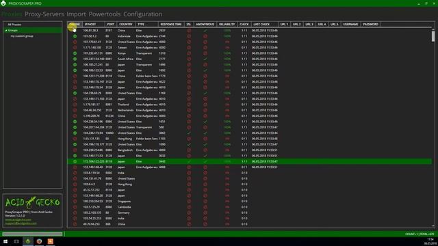 ProxyScraper PRO: How to run health check to determine the proxy type and it's reliability смотреть онлайн