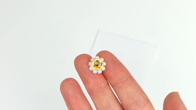 Собираем серьги пусеты с натуральными бусинами смотреть онлайн