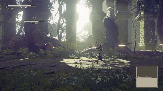 NieR Automata 2B vs A2 смотреть онлайн