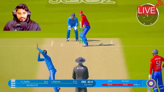 India Vs England  1ST T20 Live  Cricket 24 - Rohitkalotra