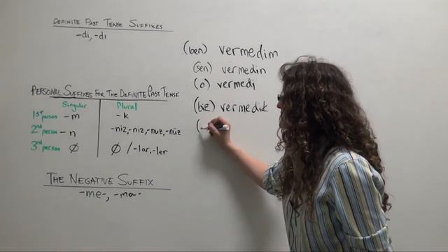 Turkish Grammar: How to say “I did not give” Definite Past Tense (-dI) Negative Statements смотреть онлайн