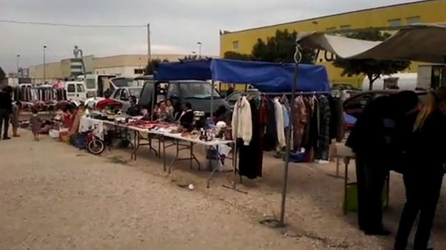 Rastro el Verger octubre 2015, Spain. рынок в Испании смотреть онлайн