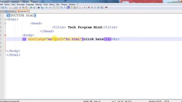 63. Example of hreflang Attribute in HTML | Hindi смотреть онлайн