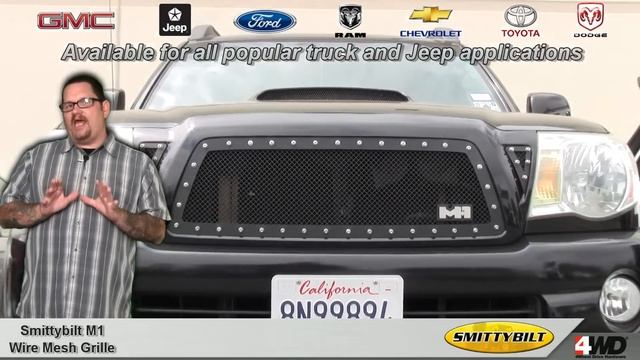 Smittybilt - M1 Wire Mesh Grille - Jeep Exterior - Jeep Body Styling