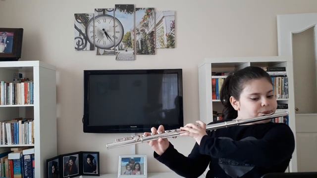 Flute by Pelin Öner - Rondo - Trevor Wye - Accompained by our teacher смотреть онлайн