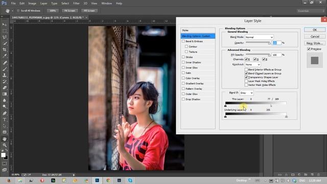 Blend màu cơ bản, tạo độ sâu cho ảnh trong photoshop | HPphotoshop.com смотреть онлайн