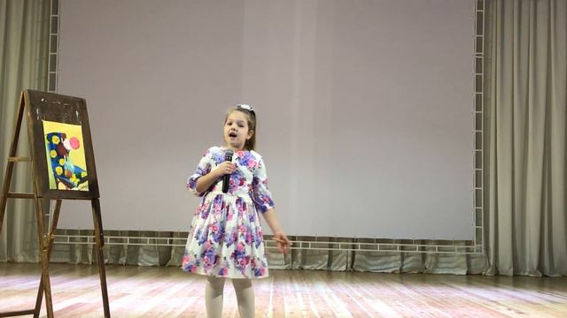 Телегина Варвара музыка А. Иевлева, слова Е. Олейник "Краски" 7 лет смотреть онлайн