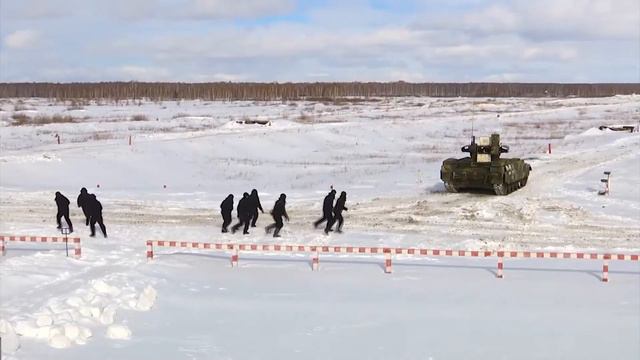 The BMPT "Terminator" (Tank Support Fighting Vehicle) is an armored fighting vehicle (AFV) смотреть онлайн