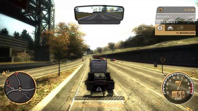 БАГ С ГРУЗОВИКОМ В NFS MOST WENTED (странное поведение копов) смотреть онлайн