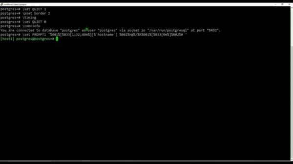 Upgrade Your PostgreSQL Prompt: Learn How to Customize and Add Color to Your psql Prompt