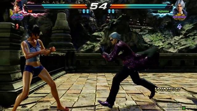 Tekken 7 Josie kingjuyjuy VS Lee смотреть онлайн