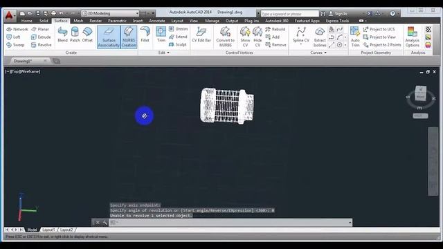 3D AutoCAD - How to draw glass jar In autocad смотреть онлайн