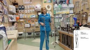 Как правильно подобрать размер костылей